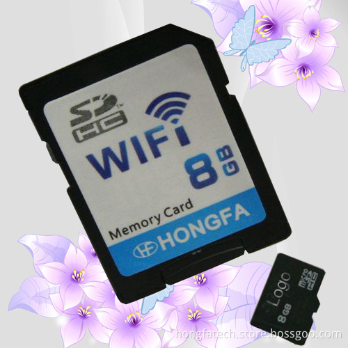 WiFi SD Memory Card 8GB Class 6 From Shenzhen Hongfa (HF-WS01)